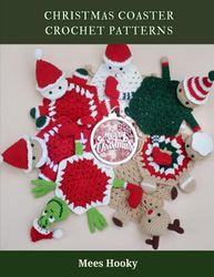 Christmas Coaster Crochet Patterns: 6 Designs with Various Themes for Your Christmas Crochet Ideas, Xmas Crochet Activity Book, Crochet Book for Projects Santa Claus, Snowman, Reindeer and More