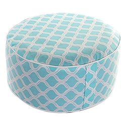 Dekodonia Repose Pieds Bleu Ciel océan, 53 x 53 x 23 cm