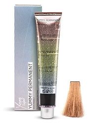 Yummy Colour Professional Permanent Vegan Formula with Wheat Bio Extract & Argan Oil - Shade Pastel Apricot