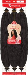Outre Crochet Braids X-Pression Twisted Up 3X Springy Afro Twist 24" (1-Pack, 1B)