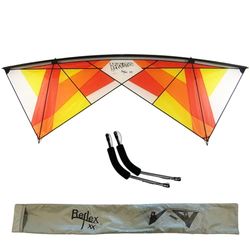Revolution Reflex XX Yellow-Orange stuntkit med 4 linjer, stuntkit