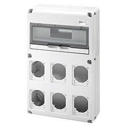 Gewiss GW68008N caja de tomacorriente Blanco - Caja registradora