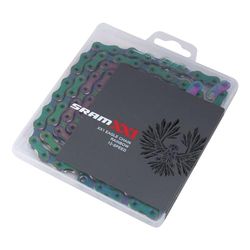 Sram PCXX1 Eagle fietsketting, uniseks, voor volwassenen, regenboog, één maat