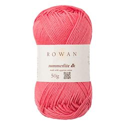 Rowan Summerlite DK C.Blush - Ovillo de lana (100% algodón, 50 g)