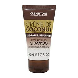 Creightons Crème De Coconut & Keratin Moisturising Shampoo (Travel Size Mini 50ml) - beautifully blended with Coconut Milk & Keratin. Hydrate, nourish & indulge.
