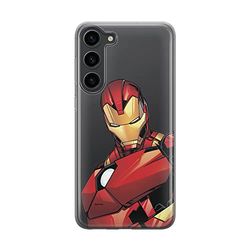 ERT GROUP mobiel telefoonhoesje voor Samsung S23 origineel en officieel erkend Marvel patroon Iron Man 005 optimaal aangepast aan de vorm van de mobiele telefoon, gedeeltelijk bedrukt