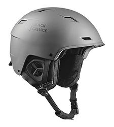 Black Crevice Casque de Ski Gerlos Adulte (Unisexe), Gun Metal, 2 = L (58-61 cm)
