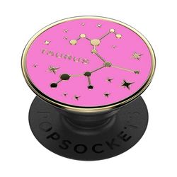 PopSockets: PopGrip - Soporte y Agarre para Teléfonos Móviles y Tablets con un PopTop Intercambiable - Enamel Zodiac Taurus