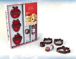 Coffret l'atelier biscuits de Bonne Maman: Coffret avec 3 emporte-pièces, 1 coupe-biscuit, 1 bobine de fil et 1 livre de recettes: 13682