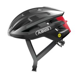 ABUS PowerDome MIPS racefietshelm - lichte fietshelm met slim ventilatiesysteem en impactbescherming - Made in Italy - voor mannen en vrouwen - grijs, maat L