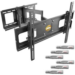 RICOO R06-F TV Muur-Beugel Draaibaar Kantelbaar ca. 40-75 Inch (102-191 cm) VESA 300x200-600x400 zeer belastbaar TV-Houder voor LED LCD Schermen