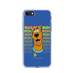 ERT GROUP mobiltelefonfodral för Apple Iphone 7/8/ SE 2/ SE 3 originalt och officiellt licensierat Scooby Doo mönster 003 Vit anpassad till formen på mobiltelefonen, fodral tillverkad av TPU-plast