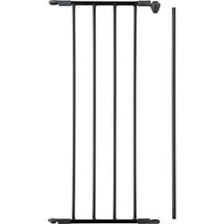 BabyDan Flex Extensión para barrera de seguridad, talla 33 cm, color negra