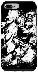 Rugby Player Graffiti for Boys Case for iPhone 7 Plus/8 Plus