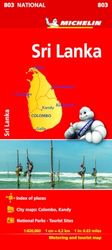 Sri Lanka National Map 803: Map (Michelin National Maps, 803)