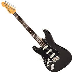 VINTAGE V60 COASTER SERIES CHITARRA ELETTRICA SINISTRA - NERO LUCIDO