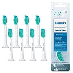 Philips Genuine Sonicare Pro Results Têtes de brosse, Blanc, paquet de 8