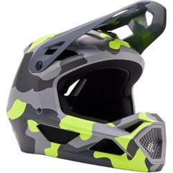 Fox Racing Fox Bike Helmet Rampage Ce/Cpsc White Camo M Casque Adulte Unisexe, Blanc, M