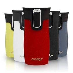 Contigo Mini West Loop Moni Autoseal Vaso Termico Cafe, Unisex-Adult, Goji Berry, 300 ml