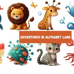Adventures in Alphabet Land: A Rhyming Journey for Little Explorers