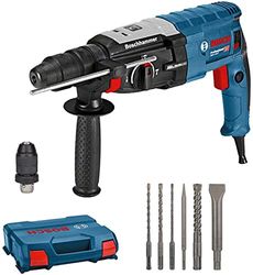 Bosch Professional GBH 2-28 F - Martillo perforador (3,2 J, Ø máx. hormigón 28 mm, SDS plus + cilíndrico, set 6 acc., en maletín) - Amazon Exclusive