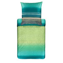 Bassetti Set di Biancheria da Letto, Cotone, Verde, 140x200