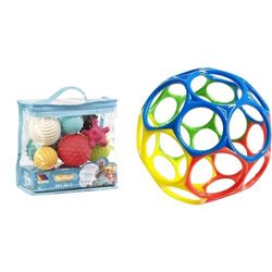Bolsa Bolas sensoriales 10 pcs Molto & Bright Starts Bola de Colores, Multicolor, 1 Unidad (Paquete de 1)