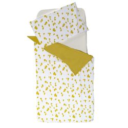 Domiva - Juego de edredón de 100 x 140 cm + Funda de Almohada de 40 x 60 cm de Miel - Sabana