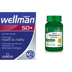 Wellman 50+ Support Pack with Vitamin D Gummies
