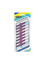 OPTIM Lot de 8 brossettes interdentaires Violet 1,1 mm Taille 6