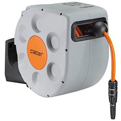 Claber Rotoroll Evolution 20 m, dévidoir automatique pour montage mural équipé de Slow Rewind System