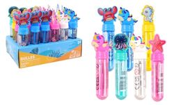 BLUE SKY - Paquete de 24 Mini Espadas de Burbujas - Burbujas de Jabón - 049365PA - Modelo Aleatorio - Plástico - Juguete Infantil - Aire Libre - Cumpleaños - Varita de Burbujas - 14 cm - 3 años