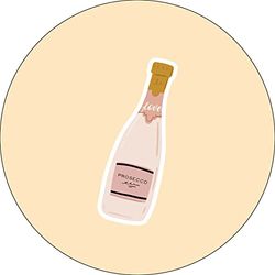Bonateks, Ronde digitaal bedrukte muismat, antislip onderkant, voor kantoor en thuis, diameter: 22 cm