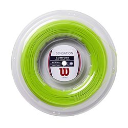 Wilson Sensation, WR830170116 Corda per Racchetta da Tennis, Calibro 16 (1.30 mm), Verde Neon