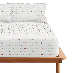 BELUM | Lenzuolo Sahara 100% cotone per letto da 90, lenzuolo sotto 175 fili