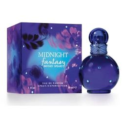 Britney Spears Midnight Fantasy 30 ml – Eau de Parfum pour Femme – Fragrance Florale Ambrée Fruitée – Notes de Prune Exotique, Iris Velouté et Ambre – Flacon Bleu Nuit