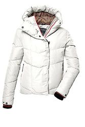 killtec Donne Giacca da sci/giacca trapuntata con paraneve KSW 59 WMN SKI QLTD JCKT, white, 42, 39725-000