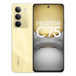 realme Smartphone C75 4G 8+128GB, IP69 Dust & Water Resistance, ArmorShell™ Protection, 90Hz FHD Display, 5828mAh Massive Battery, no adapter, Lightning Gold