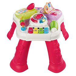 Vtech, Baby, 2-in-1 avontuurlijke babyspeeltafel roze