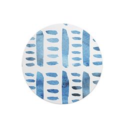 Questo Casa, Round Digital Printed Mouse Pad, Non-Slip Base, for Office and Home, Diameter:22cm