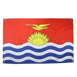 AZ FLAG Vlag Kiribati 150 x 90 cm met 4 ogen, Kiribatian paviljoen voor balkon of muur