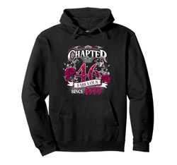 Womens Chapter 46 Fabulous Since 1979 46th Birthday Queen Felpa con Cappuccio