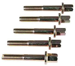 KS Tools 700.1482 Vis d'extraction avec collier et écrou de nettoyage m12 x 1,5, 5 pièces, Noir/Gris