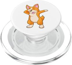 Welsh Corgi Hip Hop Danza PopSockets PopGrip para MagSafe
