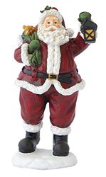 Pere julfigur med lykta 18,5 x 12,5 x 32 cm i POLYRESINE julfigurer