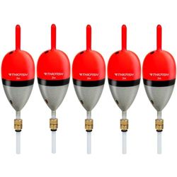 THKFISH Visdobbers Bobbera Slip Bobber voor Crappie Balsa Bobbers voor Panfish, Snoekbaarzen, Zalm Floatage 1/4 oz (7 g