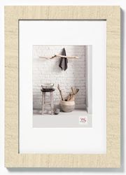 walther design bianco crema 10 x 15 cm con passe-partout, Home Cornice in legno HO015W