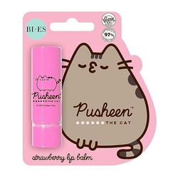 Pusheen The Cat Strawberry Flavour Lip Balm, Natural and Vegan Lip Balm for Kids