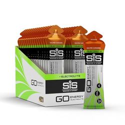 Science in Sport Go Isotonic Energy Gel with Electrolyte, Gels for Running / Cycling, Salted Caramel, 60 ml (30 Pack)