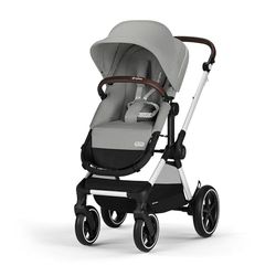 CYBEX Eos Lux SLV B/Stone Grey-mid grey PU1
